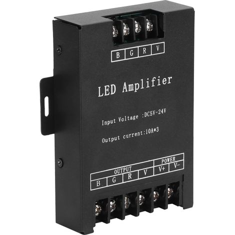RGB-LED-Signalverstärker-Repeater-Streifenlicht mit Leistungsreglermodul DC5-24V (1/5)