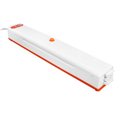 Tragbarer Vakuumierer, kleiner Vakuumierer für Lebensmittel in der Küche, 220-V-EU-Stecker, Orange (1/5)