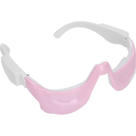 Masque massageur yeux anti-cernes fatigue, appareil électrique microcourant EMS, élimine poches et rides, teint frais, couleur rose, pour soin contour des yeux à domicile (1/5)