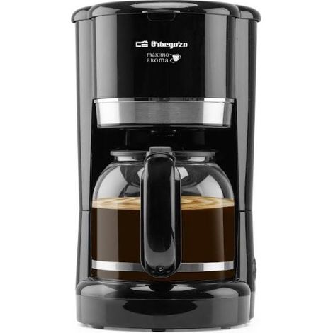 Filterkaffeemaschine Orbegozo CG4027N, 15 Tassen, Kanne 1,5L, spülmaschinenfest, automatische Abschaltung, 900 W, Schwarz