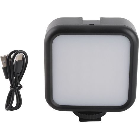 Ortviai Mini Lampe LED de Remplissage 900 lm – Éclairage Portable pour Streaming, Visioconférence et Photo Smartphone, RGB + Blanc (1/5)