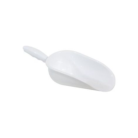 FPLUS recogedor inyeccion 100 mm. 100 grs. , Vertedores de plástico blanco.