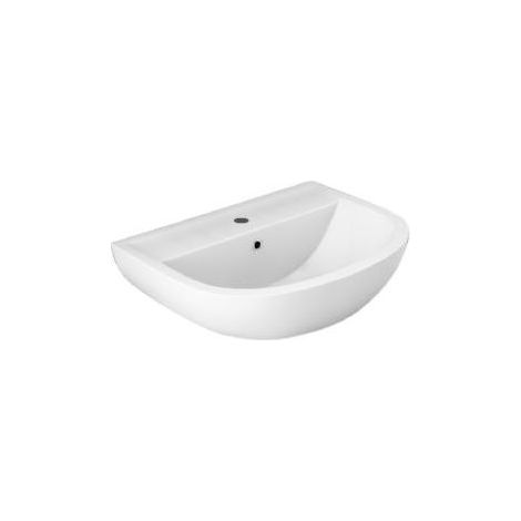 Lavabo sospeso con troppopieno in ceramica Rak Ceramics Orient - Bianco (1/3)