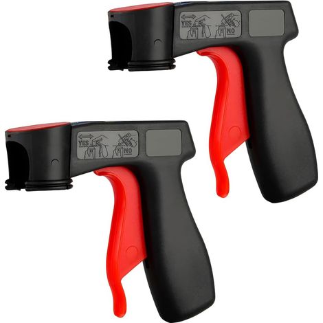 JSSEVN - Pieces Car Paint Gun Handle with Paint Gun Trigger, Universal Car Spray Gun Handle (Black) (1/5)