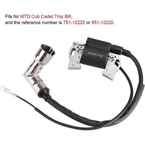 Bobine d'allumage pour MTD Cub Cadet Troy Bilt 751-12220 951-12220