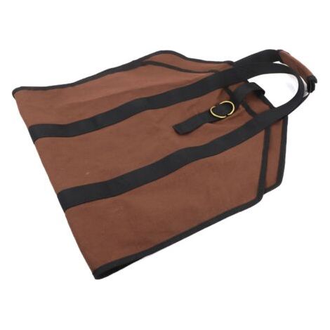 Sac de Transport pour Bois de Chauffage, Toile Sac à Bûche Cheminée Pliable Sac Transport Buches Résistant à Eau avec Poignées Solide pour Poêles à Bois Bûches Camping Accessoires, 136x46cm (1/5)