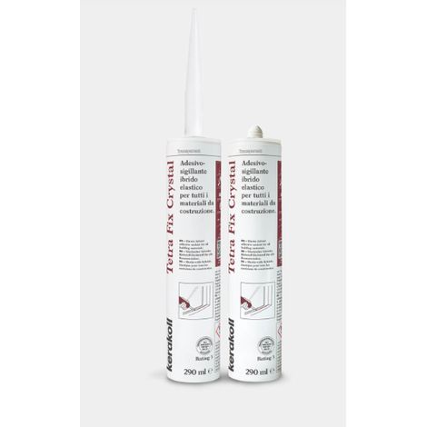 Sigillante adesivo tetra fix crystal 290ml kerakoll