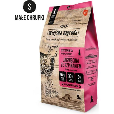 Wiejska Zagroda Comida para Cachorros Cordero 9 kg