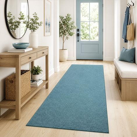 Tapis de couloir London Vert 80 x 400 cm (1/5)