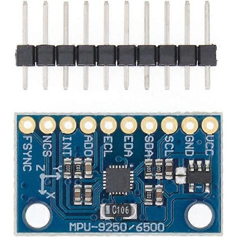 Module de capteur 9 axes MPU-9250 GY-9250, communications I2C/SPI, gyroscope triaxial + accéléromètre triaxial (1/5)