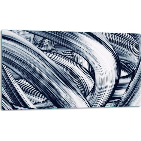 Tablero de corte de placa de vidrio 52x30 Abstracción (1/5)
