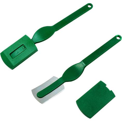 Couteau à pain incurvé professionnel pour baguette, couteau de boulangerie en plastique pour la préparation de pains et baguettes (1/4)
