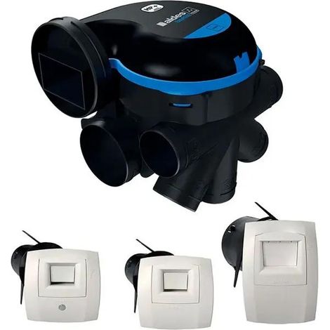 Aldes EasyHOME Hygro Premium+ Ventilación blanca 36x36 cm