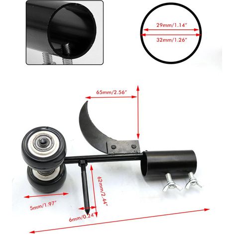 Outil 2 en 1 : désherbeur à rouleaux léger et portable pour terrasses et trottoirs. (1/4)