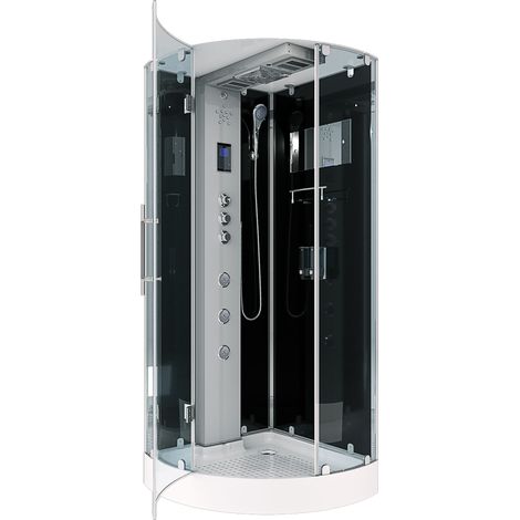 AcquaVapore D37-23L3 Dusche Dampfdusche Duschtempel Duschkabine -Th. 100x100 OHNE 2K Scheiben Versiegelung (1/5)