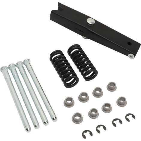 Kit de réparation charnière de porte avant supérieure avec axes et bagues en acier, ressort inclus, compatible Chevrolet pick-up SUV pleine grandeur 1988-2002 (1/5)