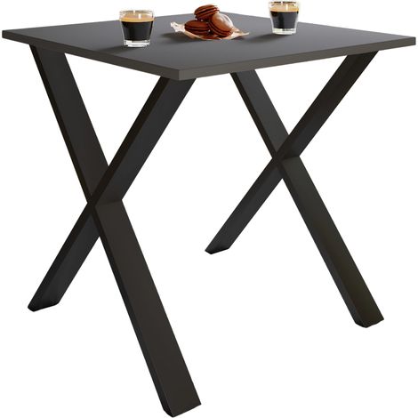Tavolo da pranzo in legno Tavolo da cucina Xona X 80x80 76x80x80 - VCM