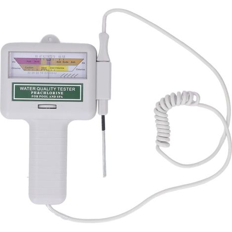 Medidor de calidad del agua para piscinas PC-101, lápiz medidor de pH, medidor de calidad del agua de cloro (1/5)