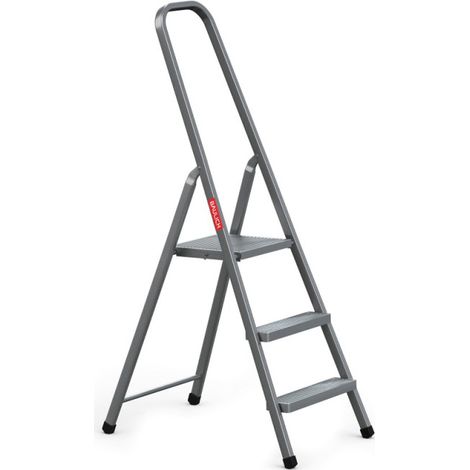 Échelle en Acier 3 Marches, Usage Domestique, Charge Maximale 125 kg (1/5)