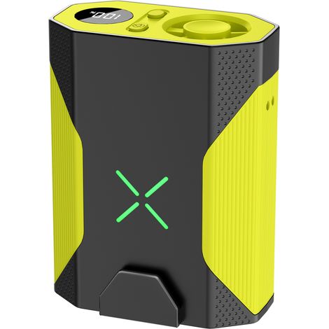 Tragbarer Nackenventilator, wiederaufladbar über USB, 4500 mAh, Mini-Nackenbügelventilator für Arbeiten im Freien, Baustellen, Reisen und Camping