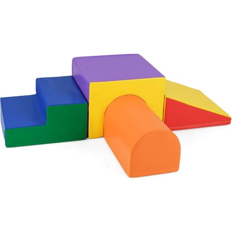 Juego de bloques de escalada de espuma suave (4 piezas) para niños
