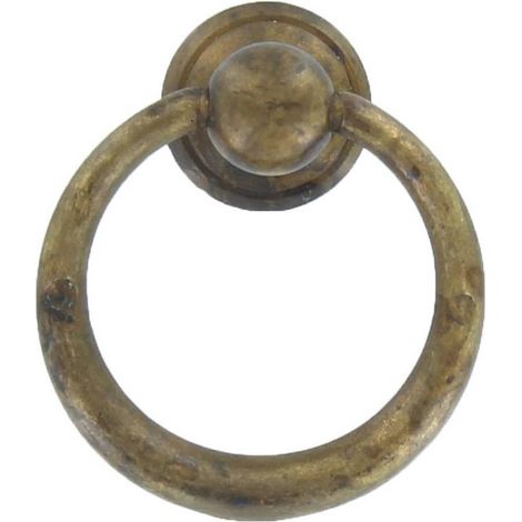 Blister maniglia 09202 d 33x39 mm. ottone anticato
