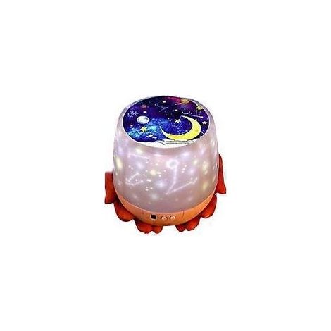 Luce notturna multifunzionale con proiettore di cielo stellato, ideale per decorare compleanni, Natale e altre festività. Include 5 pellicole. - Crezuo
