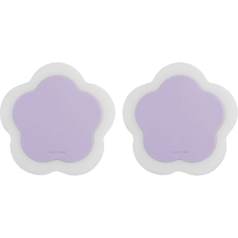 2 tapis de table en silicone, forme fleur, haute température, alimentaire, lavable au lave-vaisselle (1/5)