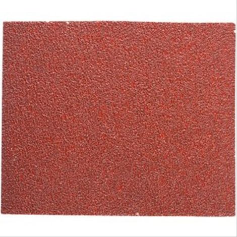 Feuille rectangulaire abrasive 114x140mm grain 120 vendu par 10