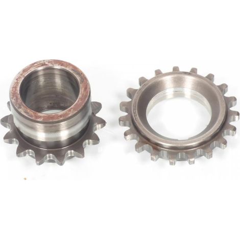 [PRODUIT D'OCCASION] Pignons chaine pompe à huile origine pour scooter Piaggio 125 X8 (1/2)