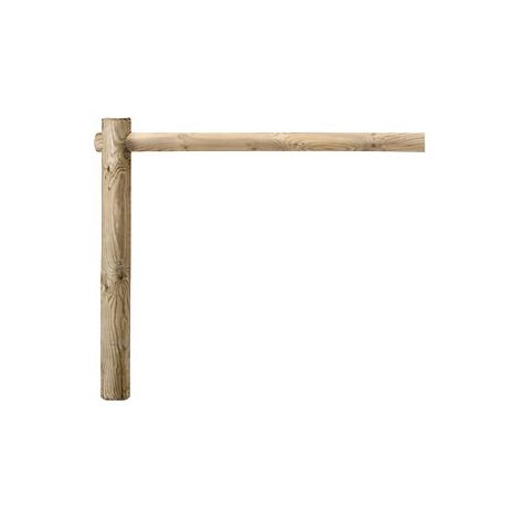 Mottez Rastrelliera per biciclette in legno 4 posti auto (1/3)