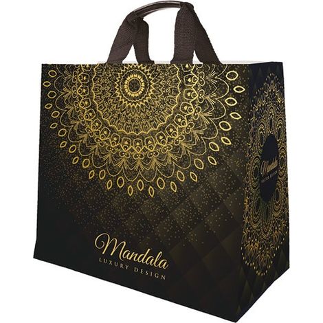 SPHERE - Sac cabas polypropylène tissé mandala 33l (1/2)