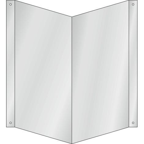 Nasenschild Wandmontage für vier Symbole, Typ: 01150