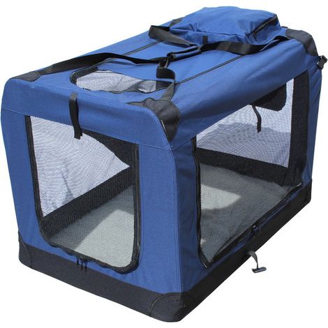 Faltbarer Hundeträger Yatek für Seiten- und Obeneingänge mit hoher Sichtbarkeit, Komfort und Sicherheit für Ihr Haustier XXXL Größe (102 x 69 x 69 cm)