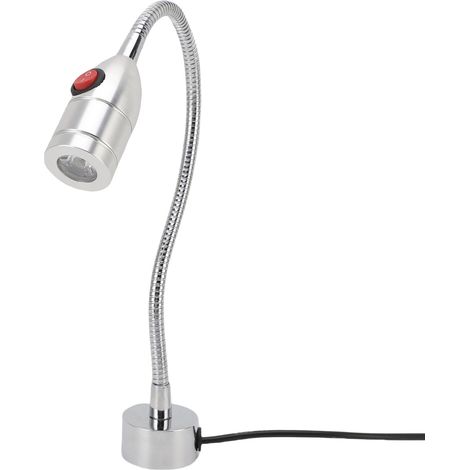 Lampe de travail magnétique LED flexible à col de cygne pour établi, machine à coudre, bureau, éclairage industriel (1/5)