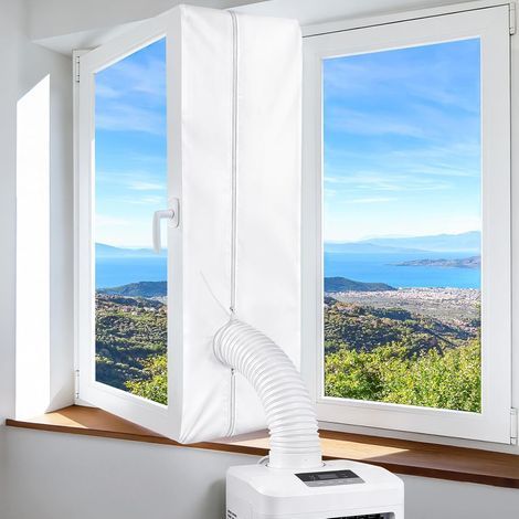 Klimaanlagen-Dichtungsset, Fensterdichtungsset für mobile Klimaanlagen, Fensterdichtungsset für mobile Klimaanlagen, Universal-Fensterdichtung für Dreh- und Dachfenster, Fensterdichtungsisolierung für (1/5)