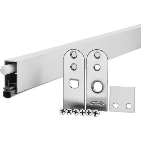 SOTECH Türbodendichtung Türdichtung automatisch für Türbreite bis max. 985 mm, Aluminium eloxiert kürzbar, zum Einfräsen für seitliche Befestigung