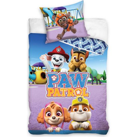 Kinderbettwäsche 140x200 Paw Patrol Hunde Baumwolle (1/3)