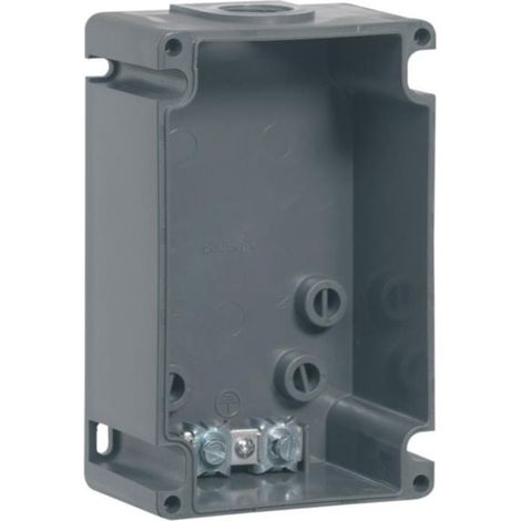 Boîtier réversible Hypra IP44 pour prise 2P+T , 3P+T et 3P+N+T 32A - 1 entrée ISO 25 - plastique - LEGRAND