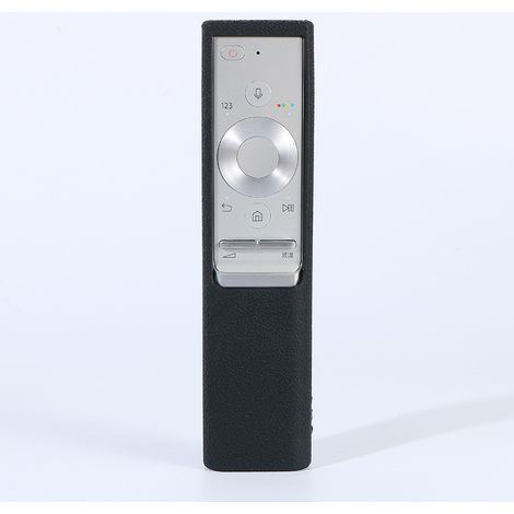 Compatible avec les télécommandes Samsung série BN59 — Étui de protection en silicone (universel, épais, résistant aux chutes, résistant à l'eau, antidérapant) — Lot de 2 (bleu + noir) (1/5)