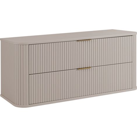 Meuble sous vasque à suspendre GLAMOUR CACHEMIRE 120 cm (1/5)
