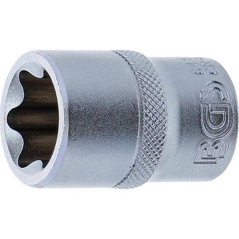 Douille pour Clé Profil E22 - 12,5 mm (1/2) - Acier Résistant - Usage Professionnel, Cliquet 1/2 - D-Work
