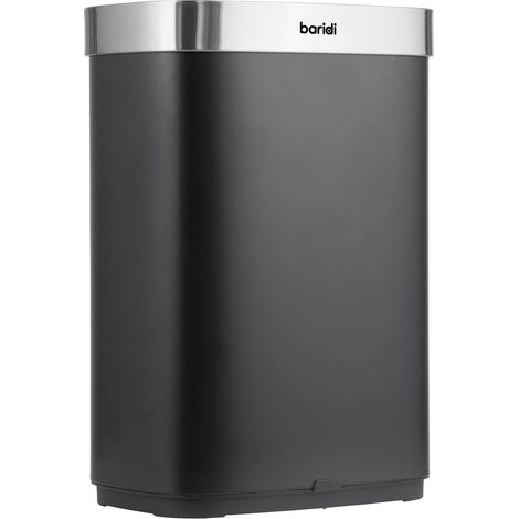 Sealey DH282 Sensor Bin 65L - Black/Stainless Steel