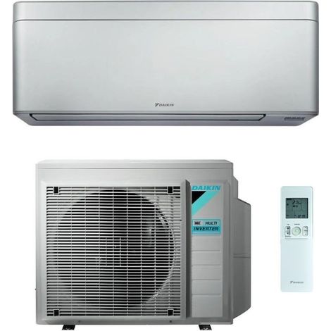 Daikin Climatiseur Monosplit Stylish Total Silver 9000 btu FTXA25CS Inverter R-32 Wi-Fi Intégré Classe A+++