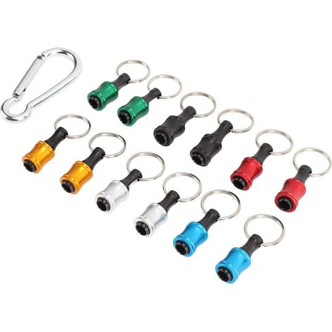 Sechskantschaft-Schraubendreher-Bithalter-Adapter, Leichte Aluminiumlegierung, Schnellverschluss für Schnelle Bitwechsel, Perfekt für Heimwerkerprojekte (1/5)