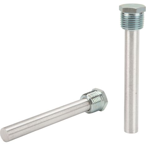 Tiges Anode Magnésium Robustes Fiables, Filetage NPT 1/2 Pouce, Bouchon Zinc Bleu, pour Chauffe-Eau Camping-Car et Caravanes (1/5)