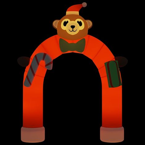 Christmas Inflatable Arch Gate LED 380 cm vidaXL (1/5)