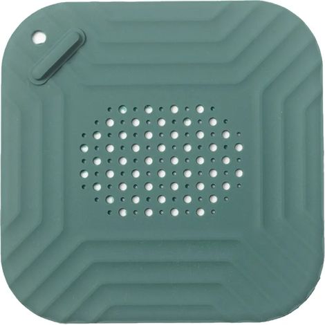 (Green)Anti-blocking Sink Strainer Floor Drain Hair Clean Up Mesh Trap Square Shape Shower Drain Pad Kitchen Bathroom Accessories (1/4)