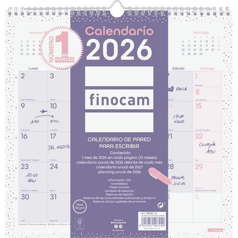 CAL.FIN. PARED MES CHIC 300x300 MORADO