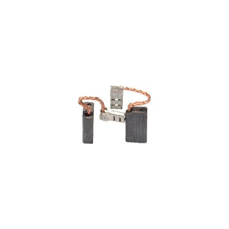 Juego de 2 carbones adaptables para Fein. Dimensiones: 5 x 10 x 17 mm.